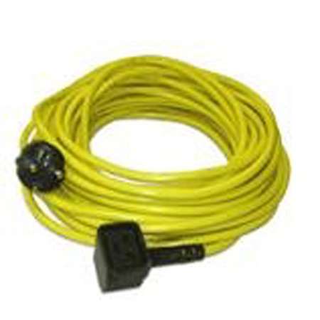 Image de CÂBLE ALIMENTATION NUMATIC 3 X1.5mm EUROPLUG L. 10m JAUNE