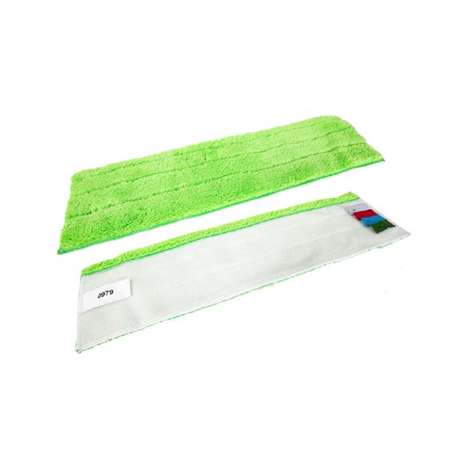 Image de FRANGE DÉPOUSSIERAGE VELCRO MICRO 45CM VERT DELTA