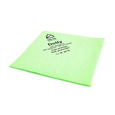 Image de LAVETTE MICRO DOTTY NON TISSEE VERTE 40x40CM DELTA - PAR 5