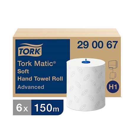 Image de ESSUIE MAINS RLX ADVANCED 150M DOUX BLC x6 (Mandrin bleu) H1