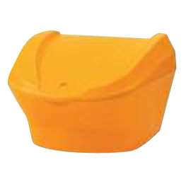 Image de BAC A SABLE/SEL ABS JAUNE 100L