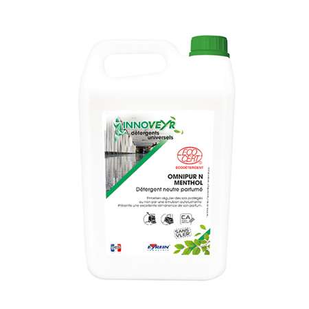 Image de OMNIPUR N MENTHOL 5L - Détergent neutre parfumé