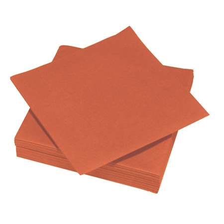 SERVIETTE TERRACOTTA 40x40 VOIE SÈCHE PAR 600