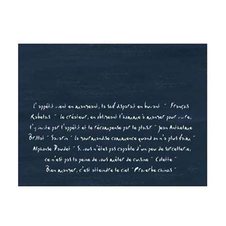 Image de SET DE TABLE DÉCOR ARDOISE 30x40 PAPIER - PAR 400