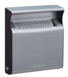 Image de CENDRIER MURAL RECT 2L + SERRURE GRIS KOPA