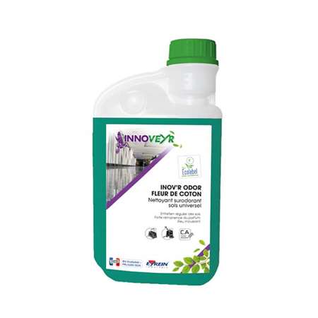 Image de INOV'R ODOR FL DE COTON 1LD - Nettoyant surodorant sol neutr