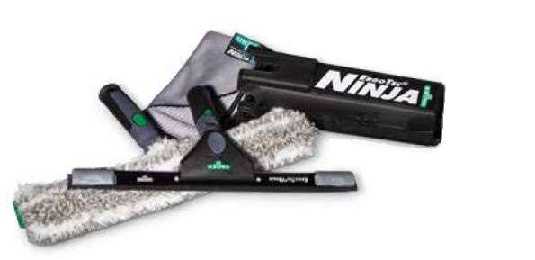 KIT DE NETTOYAGE DES VITRES 4 EN 1 ERGOTEC NINJA