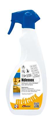 NDENOX 750ml - Nettoyant désinfectant inox alimentaire