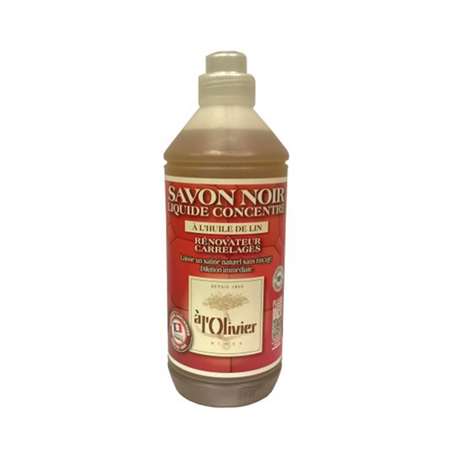 Image de SAVON NOIR LIQUIDE OLIVIER 1L - Nettoyant tous sols, faience