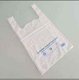 SAC BRETELLE BLANC 26x12x45 50µ colis de 500