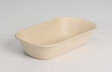 BARQUETTE MENU FIBRE DE CANNE 850ml - Colis de 300