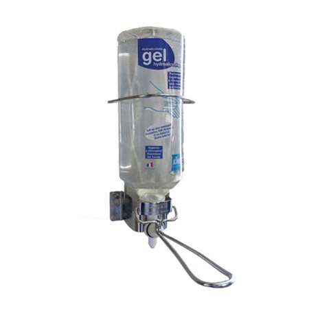 Image de DISTRIBUTEUR GEL HYDROALCOOLIQUE A COUDE MURAL (King)