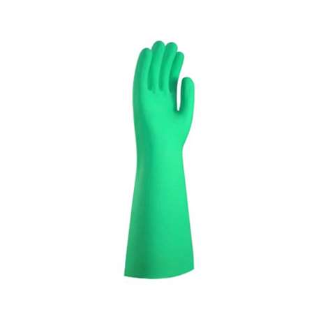 Image de GANT DE PLONGE NITRILE VERT MANCHETTE 45,5CM T9 (Chimie)