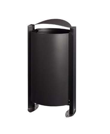 Image de POUBELLE SUR PIEDS 100L GRIS MANGANESE ARKEA