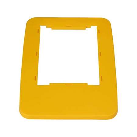 Image de COUVERCLE CADRE INSERT JAUNE POUR POUBELLE TRI SELECTIF