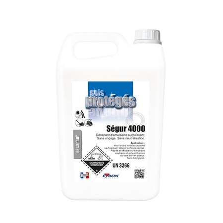 Image de SEGUR 4000 5L - Décapant d'émulsion surpuissant