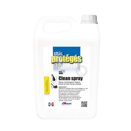 CLEAN SPRAY 5L - Spray rechargeant basse à très haute vitess