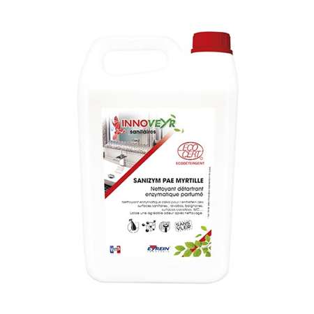 Image de SANIZYM PAE MYRTILLE 5L - Nettoyant détartrant enzymatique