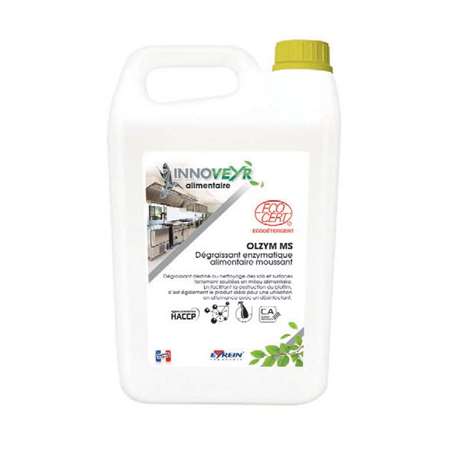 OLZYM MS 5L - Dégraissant enzymatique alimentaire moussant