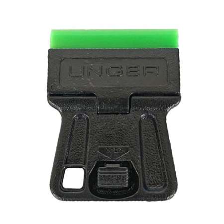 Image de GRATTOIR DE POCHE VITRE 4 CM MINI LAME PLASTIQUE