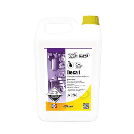 Image de DECA F 5L - Nettoyant hottes et fours