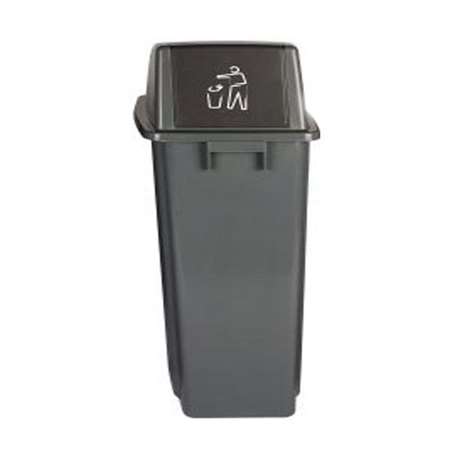 Image de COUVERCLE TRI SÉLECTIF 60L/80L PUSH ANTHRACITE