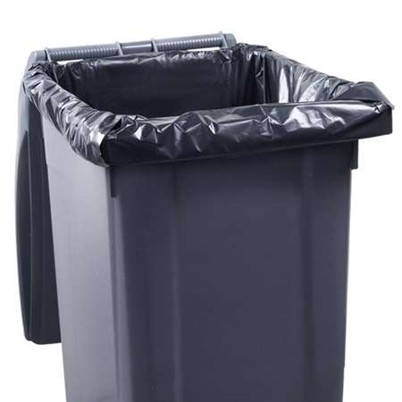 Image de HOUSSE CONTENEUR 360L NOIR BD PAR 100 (30µ)