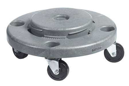 SUPPORT A ROULETTES POUR POUBELLE RONDE 80L/120L BARELLA