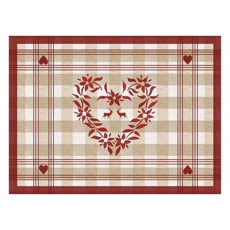 Image de SET DE TABLE DÉCOR EDELWEISS 30x40 PAPIER - PAR 500