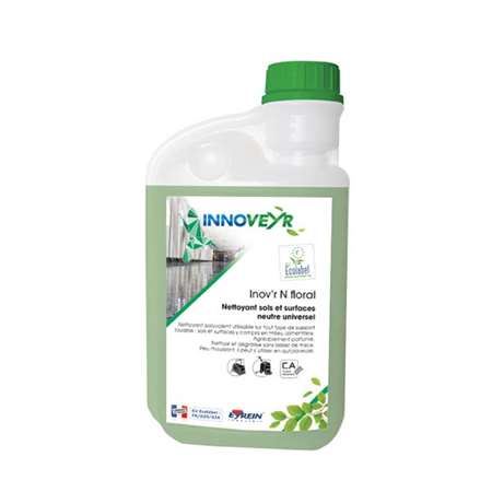 Image de INOV'R N FLORAL 1L DOS - Nettoyant sols/surfaces neutre