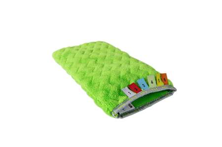 Image de GANT MICROFIBRE DÉPOUSSIÈRAGE VERT 3D DELTA