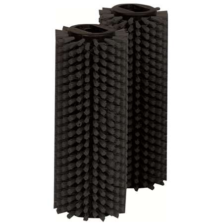 Image de BROSSE DUPLEX 340 NOIRE DURE - sols durs très encrassé