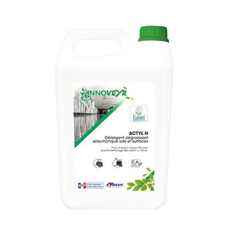 Image de ACTYL N 5L - Détergent dégraissant enzymatique sols/surfaces