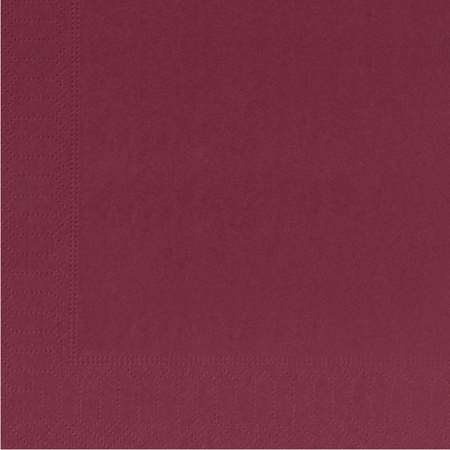 Image de SERVIETTE BORDEAUX 39x39 2 PLIS OUATE PAR 1800 (vif)