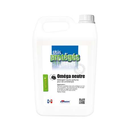 Image de OMEGA NEUTRE 5L - Détergent neutre parfumé sol antistatique