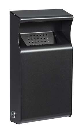 Image de CENDRIER MURAL RECT 1L + SERRURE GRIS MANGANESE KOPA