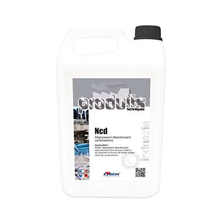 Image de NCD 5L - Dégraissant canalisations décharges et vide-ordures