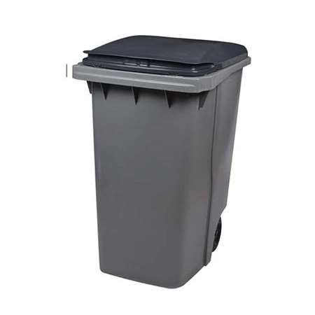 Image de CONTENEUR 340L GRIS/GRIS 2 ROUES