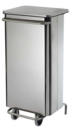Image de COLLECTEUR MOBILE CARENNE 110L INOX COLLECROULE