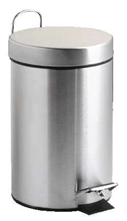 POUBELLE A PEDALE 5L INOX
