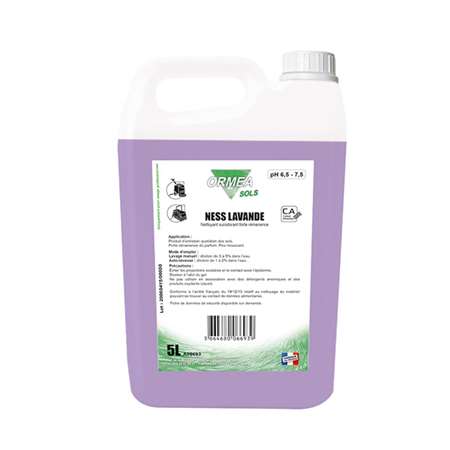 NESS LAVANDE 5L - Nettoyant surodorant fort neutre (Orméa)