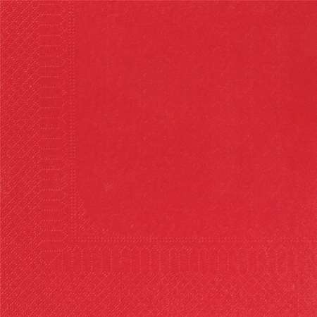 Image de SERVIETTE ROUGE 33x33 2 PLIS OUATE PAR 1200 (vif)