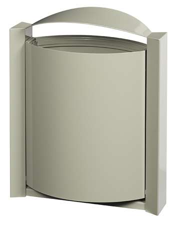 Image de POUBELLE MURALE 40L GRIS CIMENT ARKEA