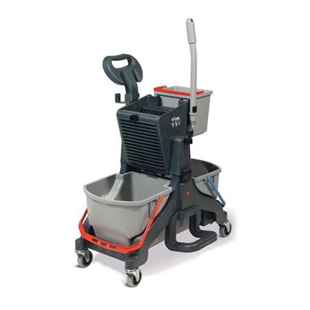 Image de CHARIOT BI BACS 2x16L MMT1616 (Presse à plat + panier)