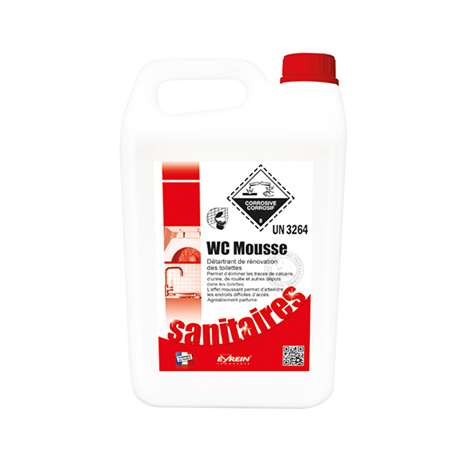 Image de WC MOUSSE 5L - Détartrant de rénovation des toilettes