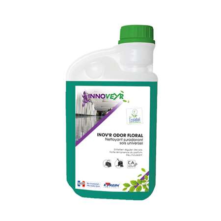 Image de INOV'R ODOR FLORAL 1L DOS - Nettoyant surodorant sol neutre