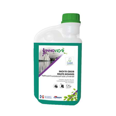 Image de INOV'R ODOR FRUIT ROUGE 1LD - Nettoyant surodorant sol neutr