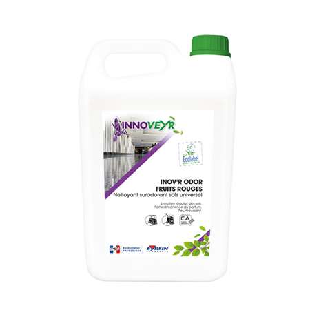 Image de INOV'R ODOR FRUIT ROUGE 5L - Nettoyant surodorant sol neutre