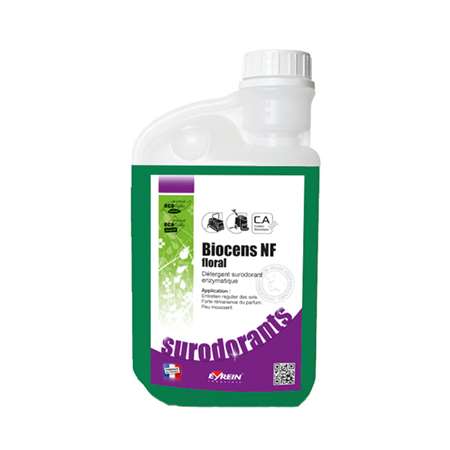 Image de BIOCENS NF FLORAL 1L DOS - Détergent surodorant enzymatique
