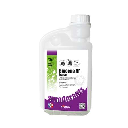 Image de BIOCENS NF FRAISE 1L DOS - Détergent surodorant enzymatique